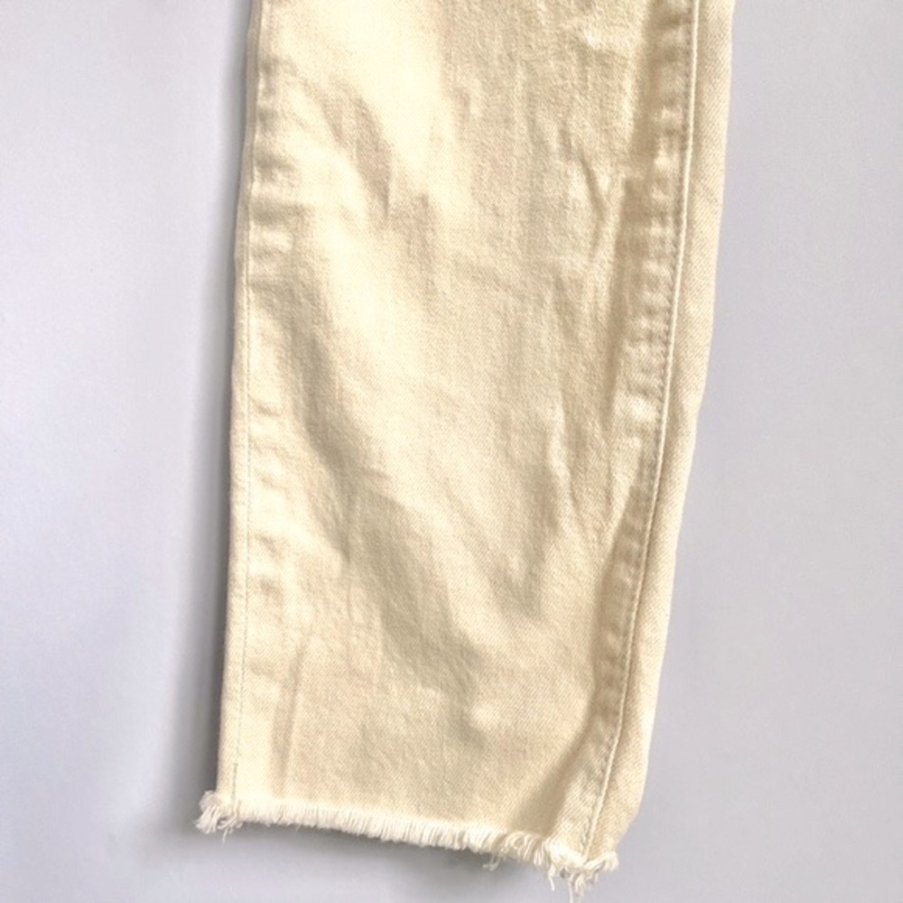 𝅺MOTHER Ivory The Looker Ankle Fray Gettin’ In Jeans US 25 - Picture 4 of 8